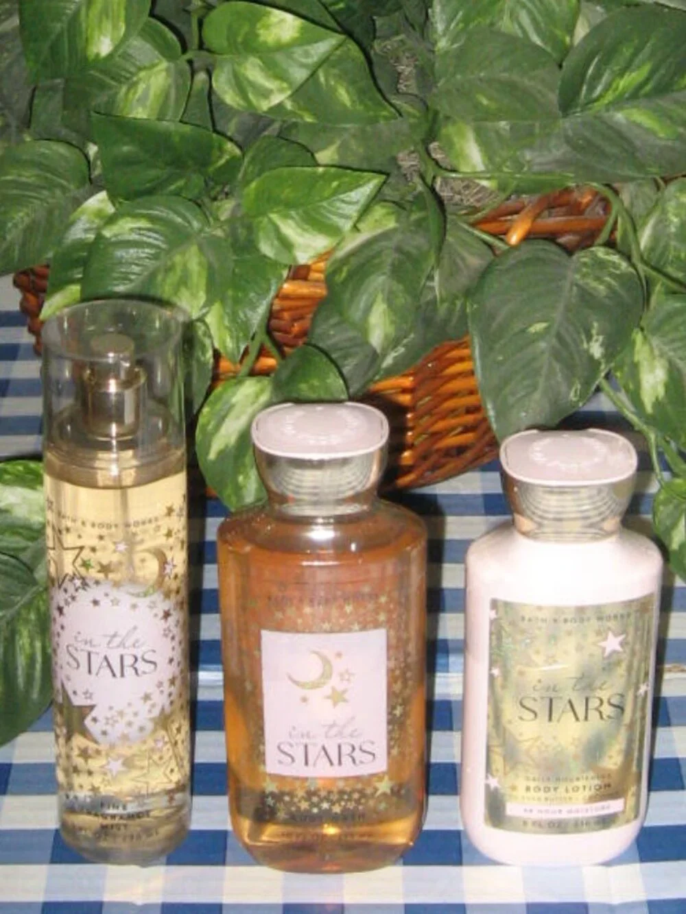 BBW In The Stars Body Wash Fragrance Mist Body Lotion Lot of 3 NEW